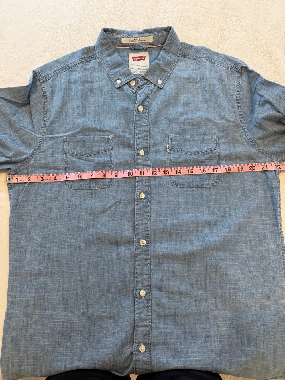 Levi's‎ Strauss Mens Chambray Long Sleeves